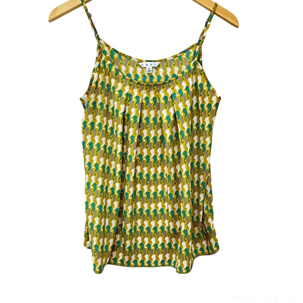 CAbi Seahorse Camisole Tank‎ Top Blouse Women’s Sz Medium #411